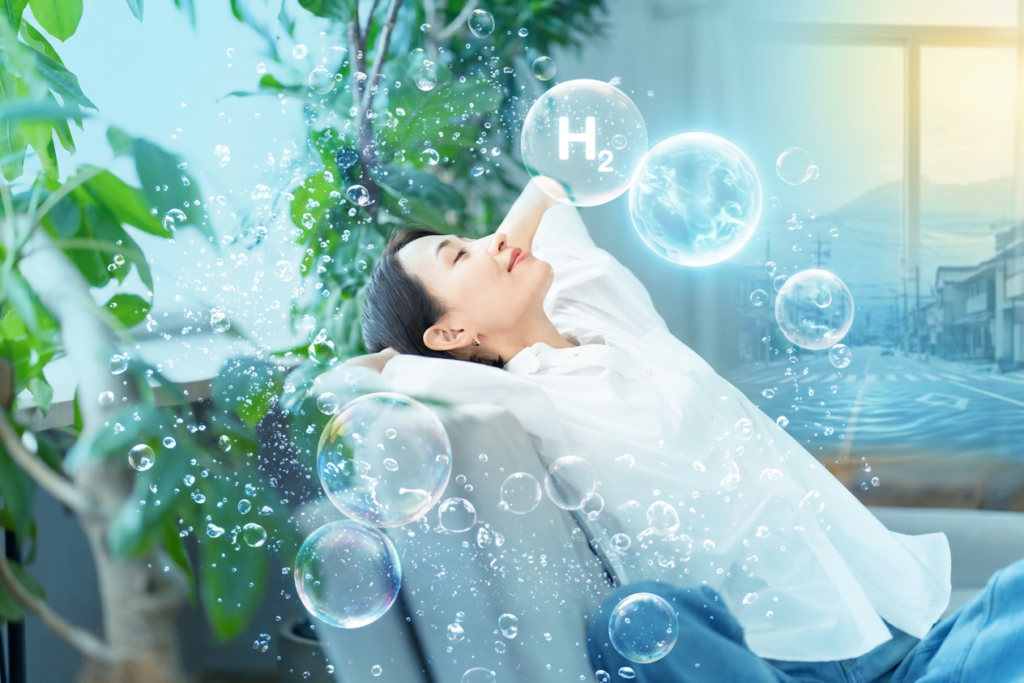 毎日の疲れをリセット。水素水だけじゃなく、水素吸入という選択肢も
